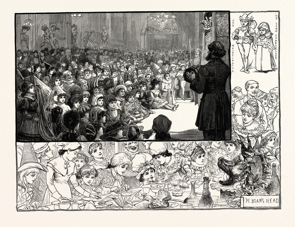 Detail of Juvenile Ball at the Mansion House London by Anonymous