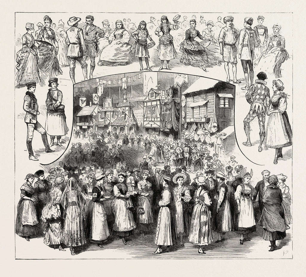 Detail of The International Peasant Festival at the Royal Albert Hall in Aid of the Funds of the West End Hospital for Paralysis London by Anonymous