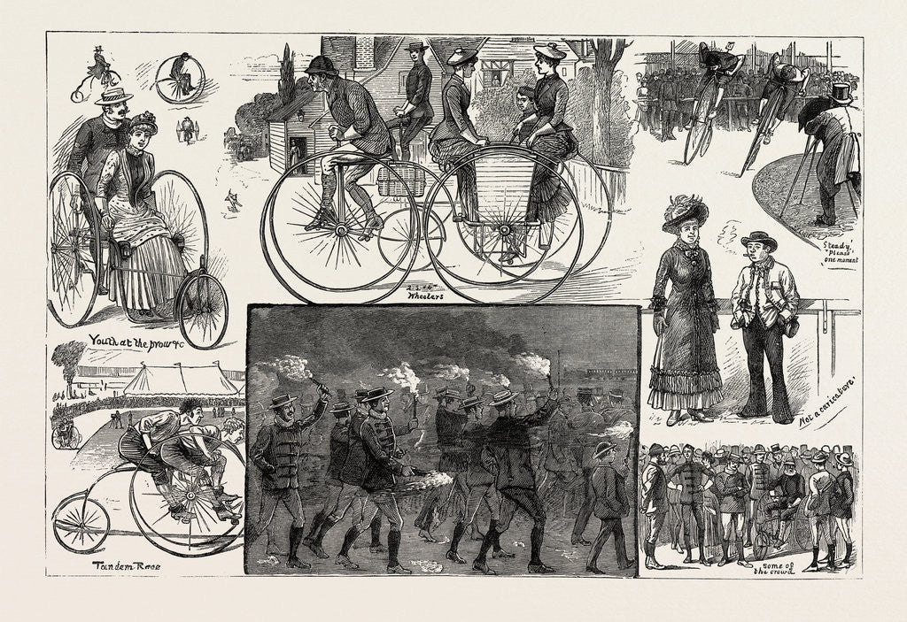 Detail of Notes at the Cyclists' Camp Alexandra Park London UK by Anonymous