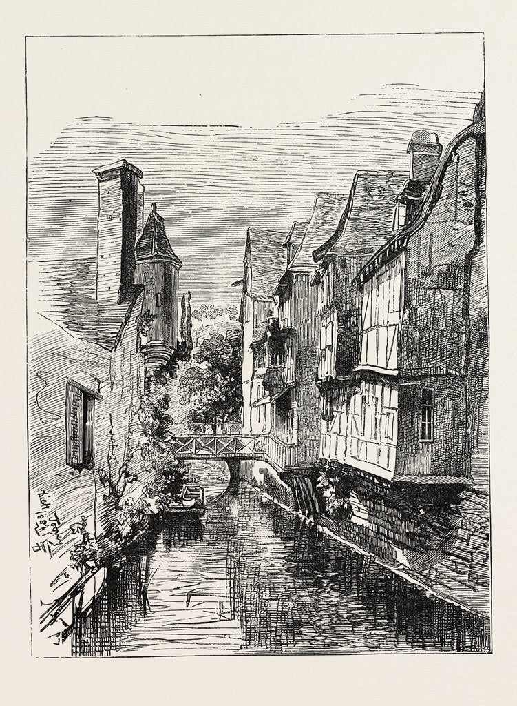 Detail of An American Art Colony in Southern Brittany: Old Breton Houses by Anonymous