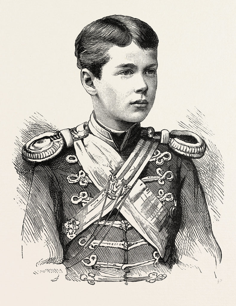 Detail of The Hereditary Grand Duke Nicholas Alexandrovitch of Russia Czarevitch by Anonymous
