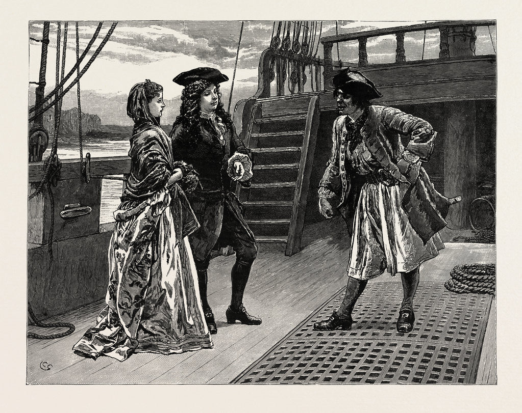 Detail of Dorothy Forster: He Bowed and Tried to Smile and to Look Loyal and Faithful. by Anonymous