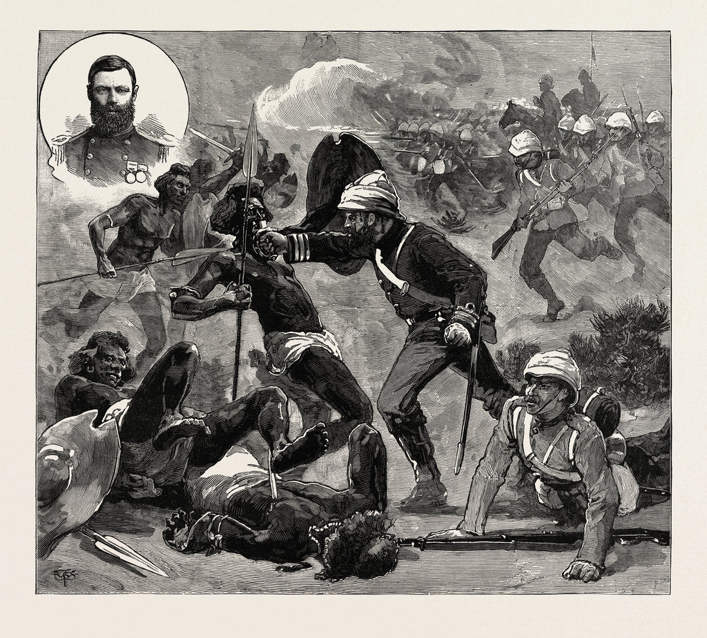 Detail of Captain Arthur Knyvet Wilson V.C. R.N. At the Battle of Teb by Anonymous