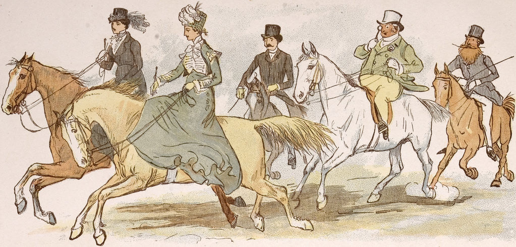 Detail of Horseriding by Anonymous