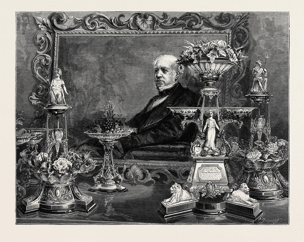 Detail of Thomas Chapman, Esq. F.R.S., F.S.A., Chairman of Lloyd's Registry of British and Foreign Shipping by Anonymous