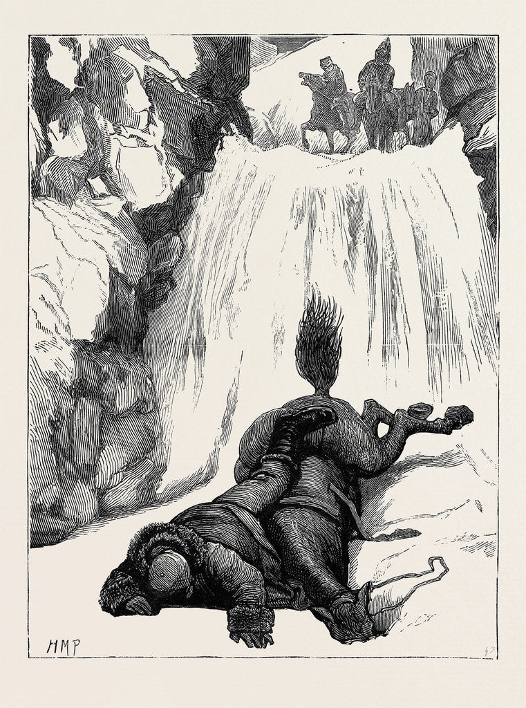 Detail of The War in the East: Over the Balkans from Batak by Anonymous