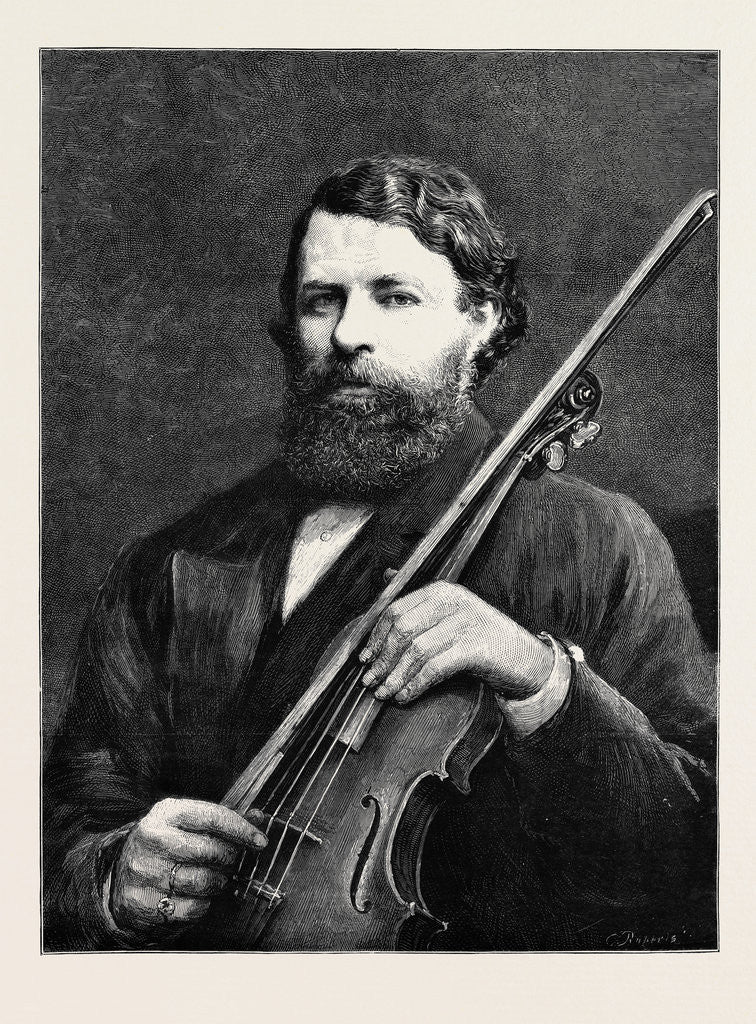 Detail of Herr Joseph Joachim, the New Doctor of Music, Cambridge University by Anonymous