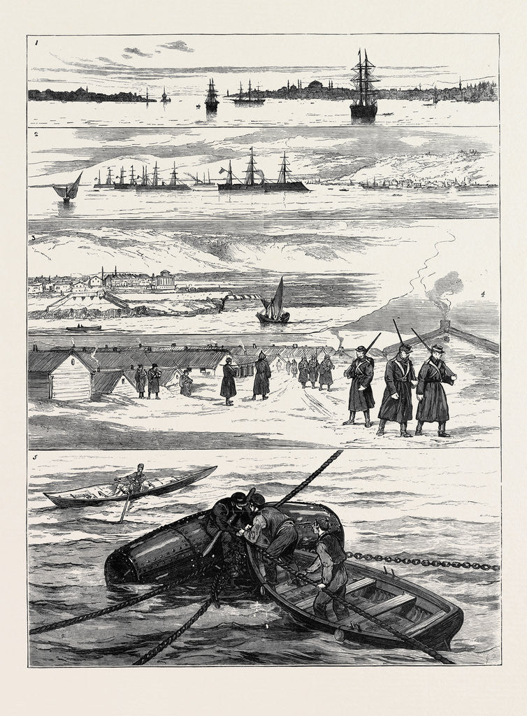 Detail of The Eastern Question, from Constantinople to Kischineff by Anonymous