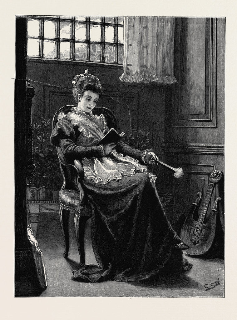 Detail of A Pleasant Novel from the Picture by C. Gogin by Anonymous