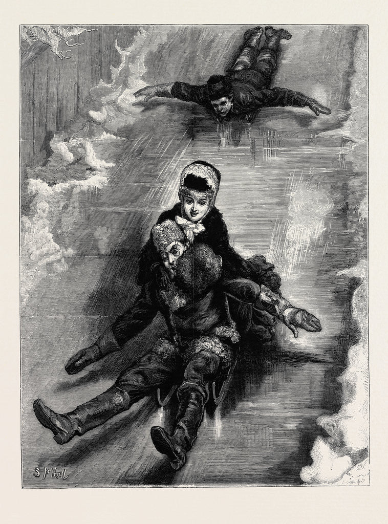 Detail of Can'T Stop, on the Ice Hills, St. Petersburg by Anonymous