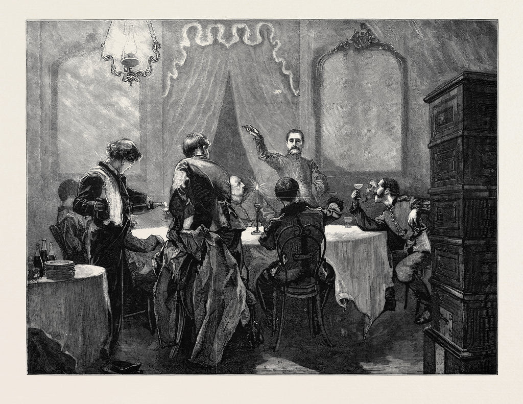 Detail of The War in the East: Shakespeare and the Russians: A Sketch at Ibraila by Anonymous