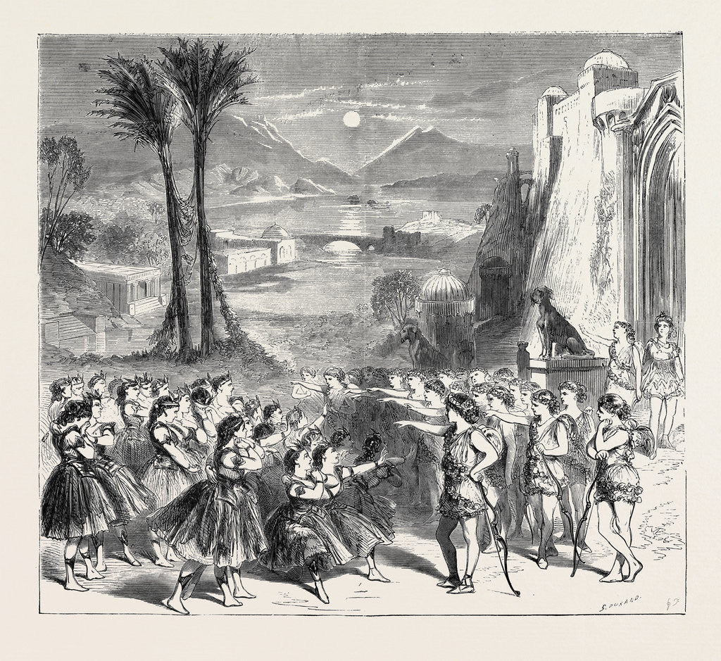 Detail of Castle of Steel, at Covent Garden, London, 1870 by Anonymous