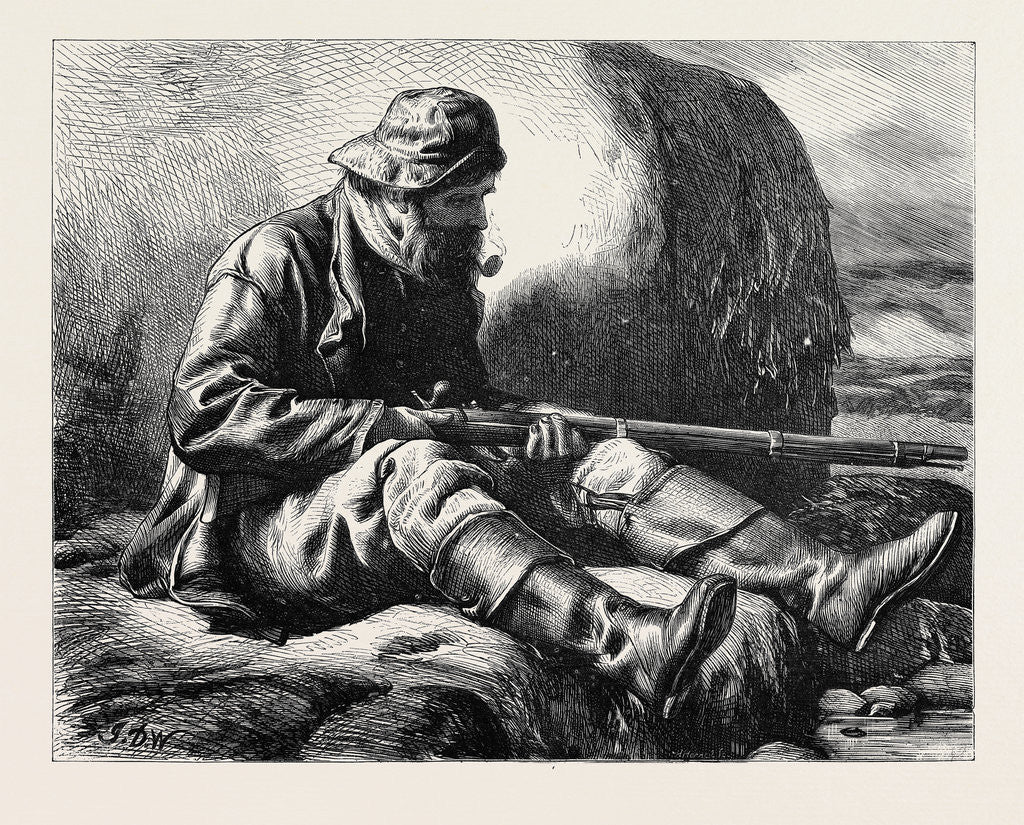 Detail of Duck Shooting in the North, 1870 by Anonymous