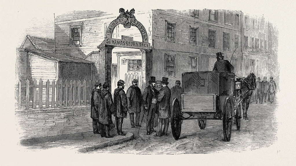 Detail of Arrest of Rochefort, 1870 by Anonymous