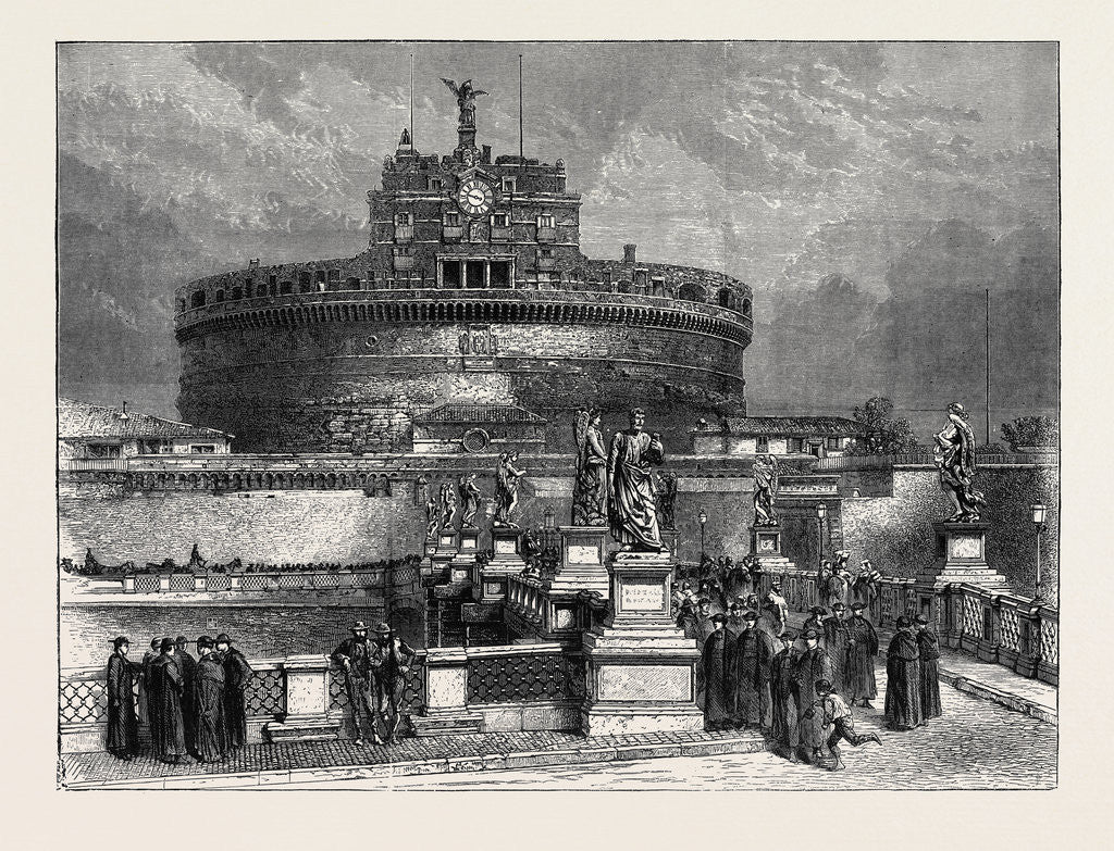 Detail of Castle of St. Angelo, 1870 by Anonymous