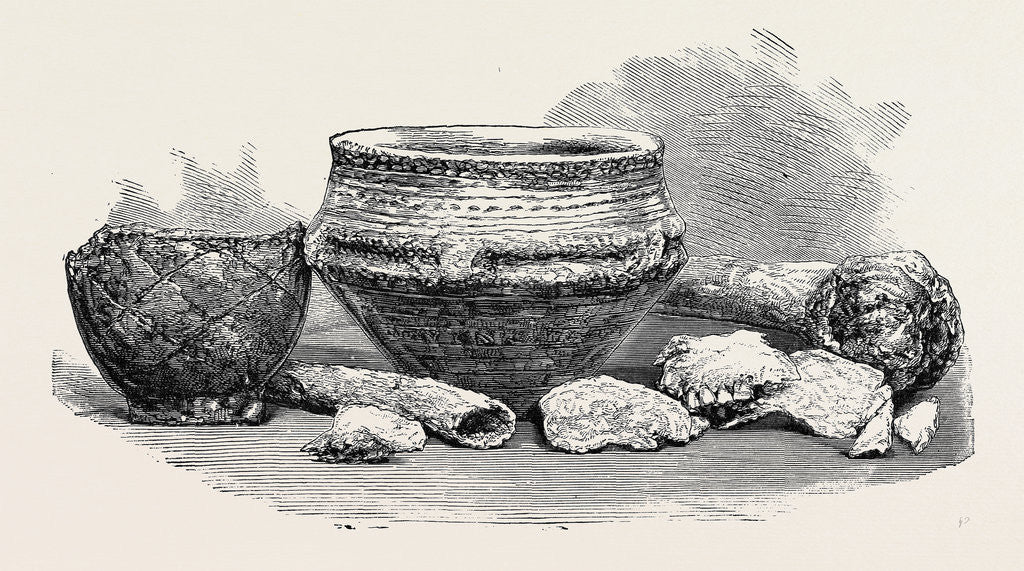 Detail of British Sepulchral Urn, 1870 by Anonymous