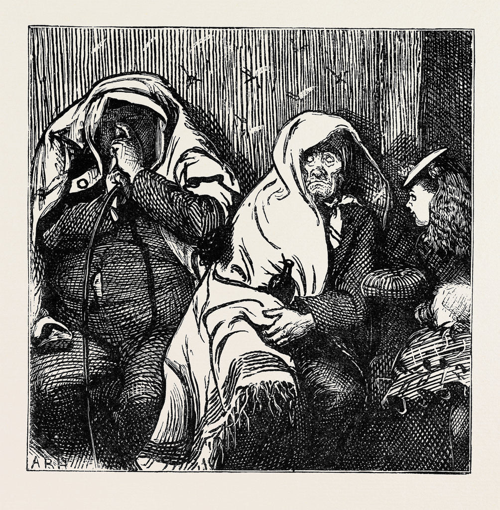 Detail of The Train to Liverpool, 1870 by Anonymous