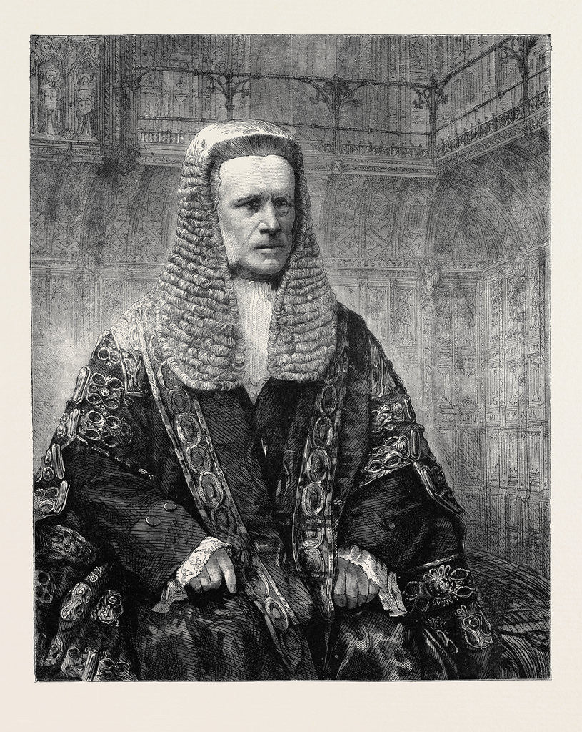 Detail of The Lord Chancellor, 1870 by Anonymous