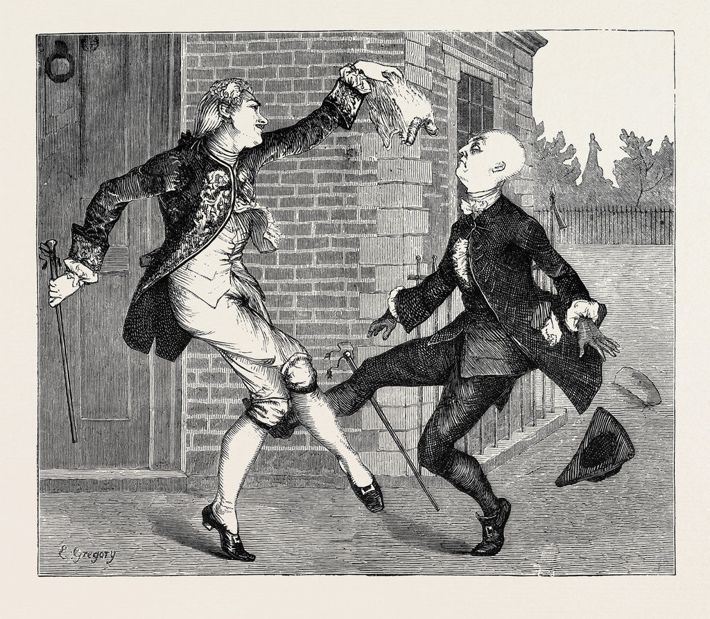 Detail of Scene from the Heir-at-Law at the Strand Theatre, London, 1870 by Anonymous