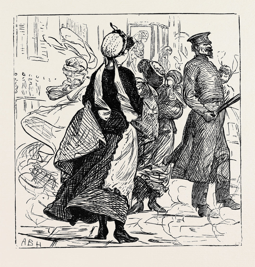 Detail of New York Nursemaids, 1870 by Anonymous