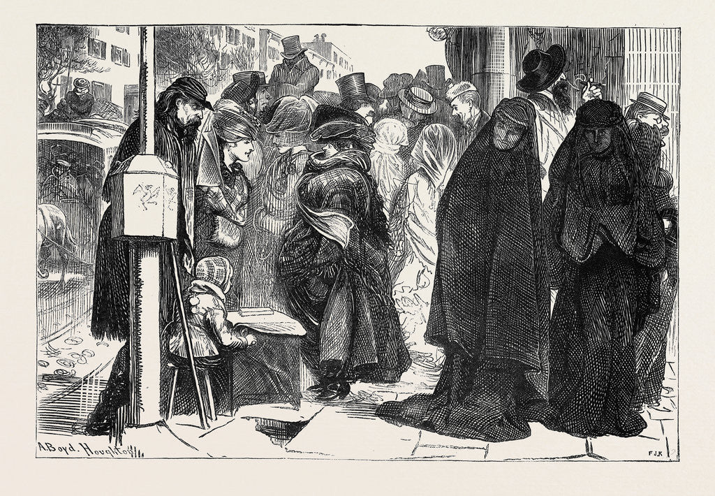 Detail of New York Veils, 1870 by Anonymous