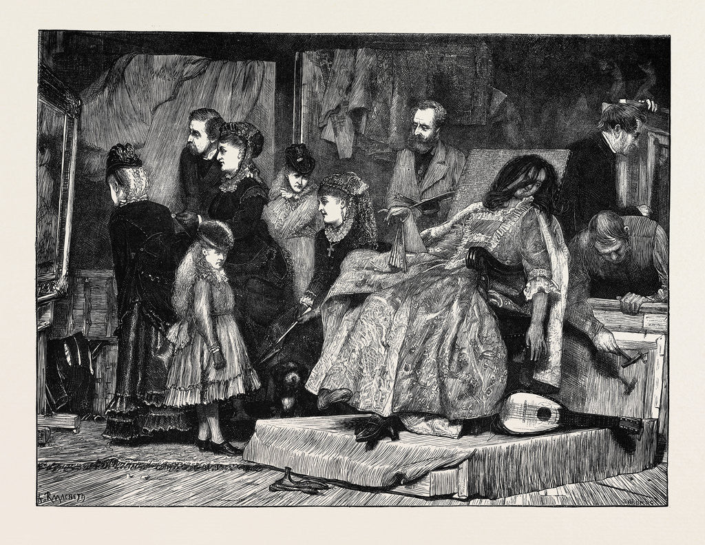 Detail of Used Up, 1870 by Anonymous
