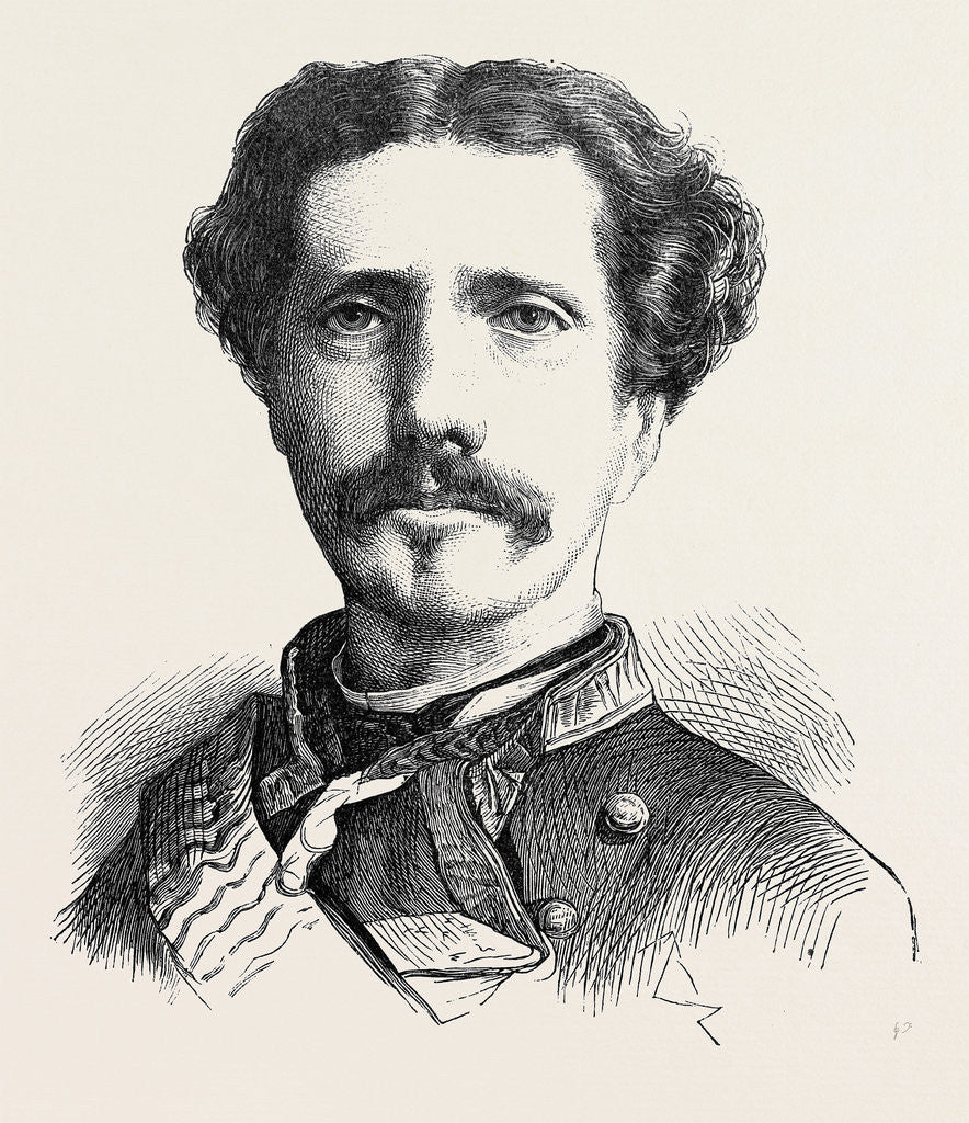 Detail of Don Henri De Bourbon, 1870 by Anonymous