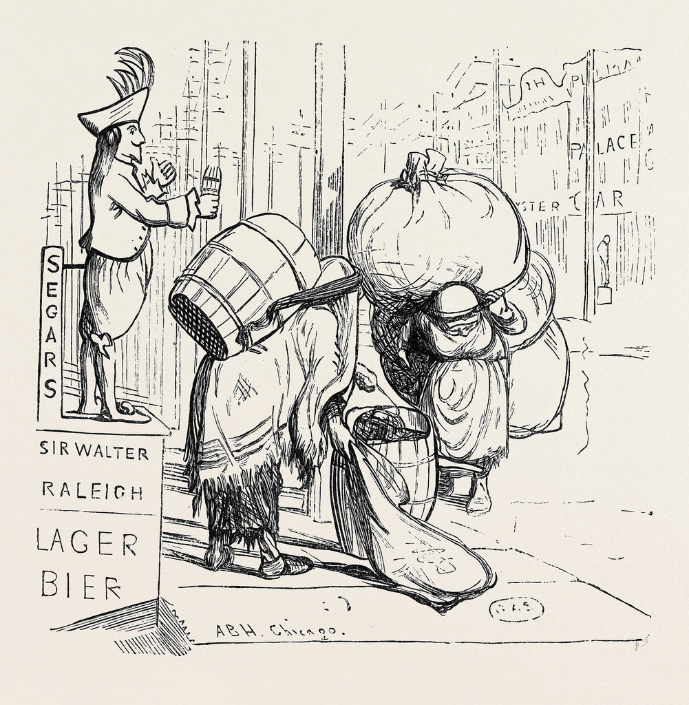 Detail of New York: Rag Collectors, 1870 by Anonymous