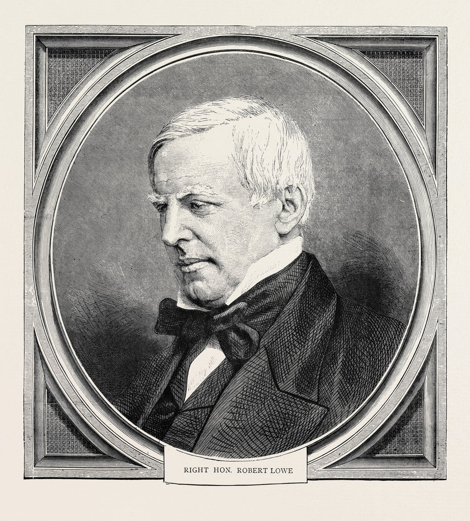 Detail of Right Hon. Robert Lowe by Anonymous