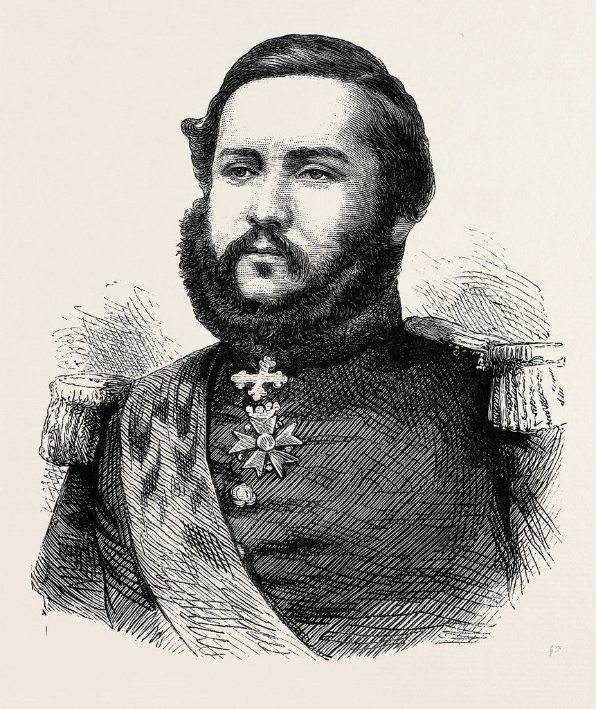Detail of The Late President Lopez, 1870 by Anonymous