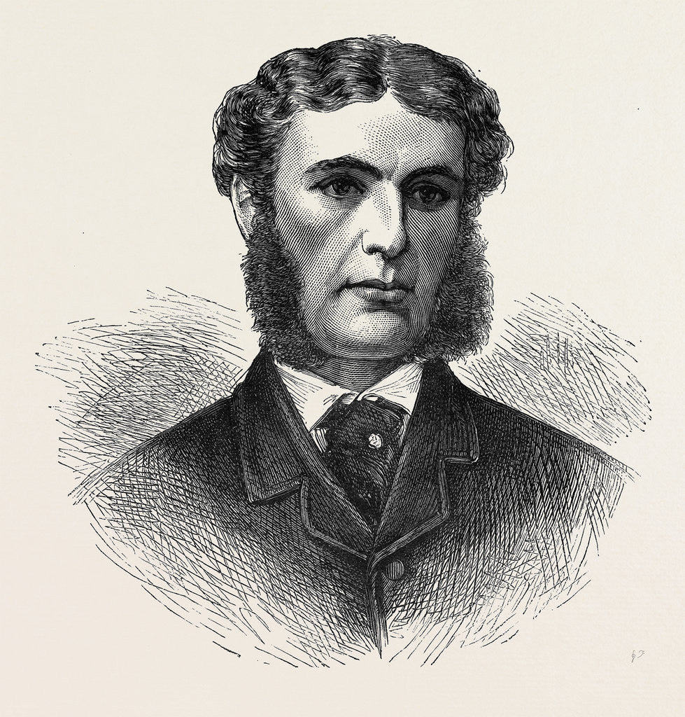 Detail of Lord Muncaster, 1870 by Anonymous