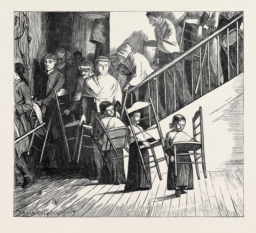 Detail of Dinner-Time at Mount Lebanon, 1870 by Anonymous