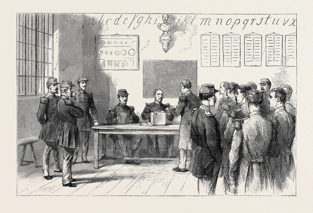 Detail of The Plebiscitum. Soldiers Voting, 1870 by Anonymous