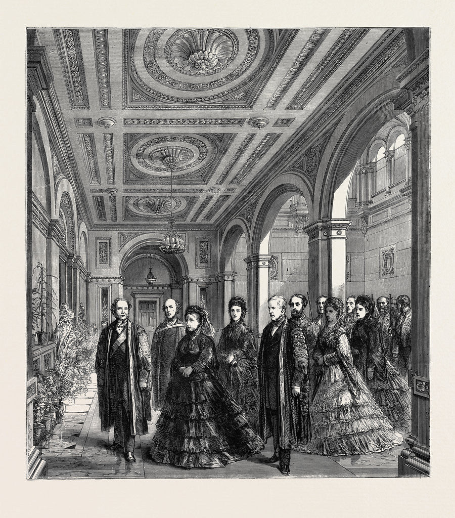 Detail of The Opening of the London University Buildings, Arrival of the Queen, 1870 by Anonymous
