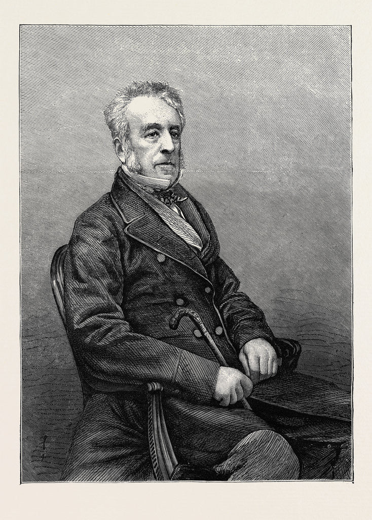 Detail of George Grote, D.C.L., F.R.S., Vice-President of the London University, 1870 by Anonymous