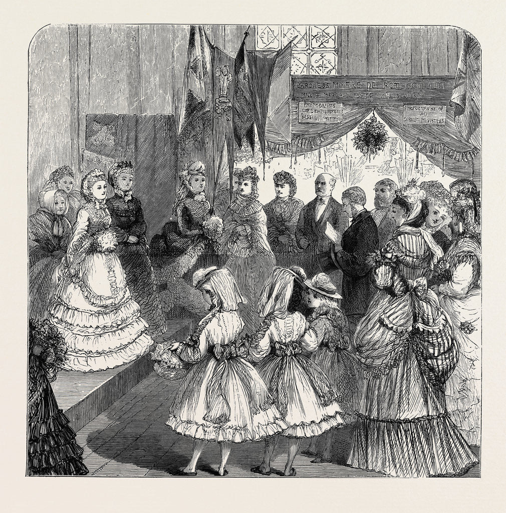 Detail of H.R.H. The Princess Louise at the Fancy Bazaar, Cannon Street Hotel, London, 1870 by Anonymous