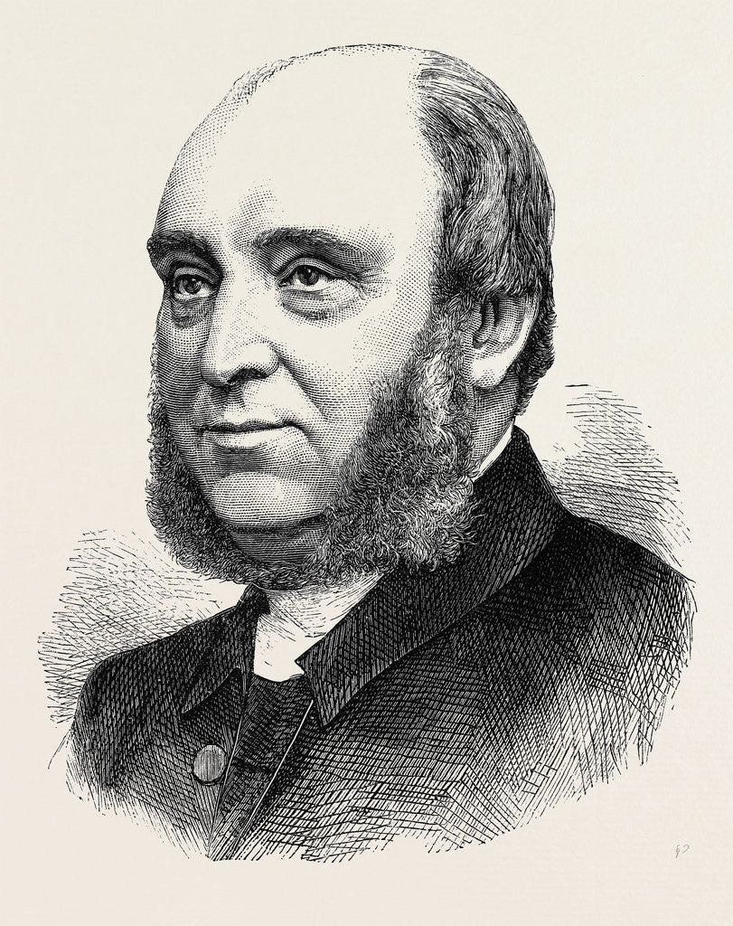 Detail of The New Bishop of St. Asaph, 1870 by Anonymous