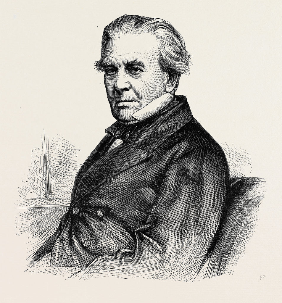 Detail of C.B. Vignoles, F.R.S., President of the Institution of Civil Engineers, 1870 by Anonymous