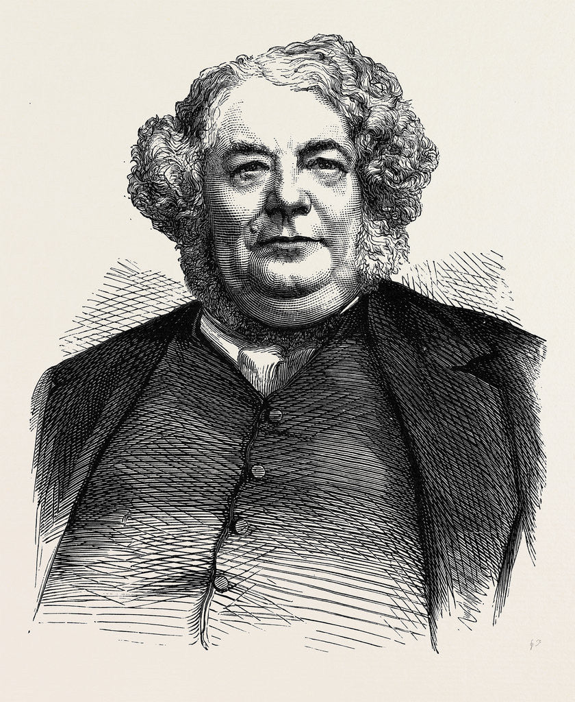 Detail of The Late Mr. Mark Lemon, 1870 by Anonymous