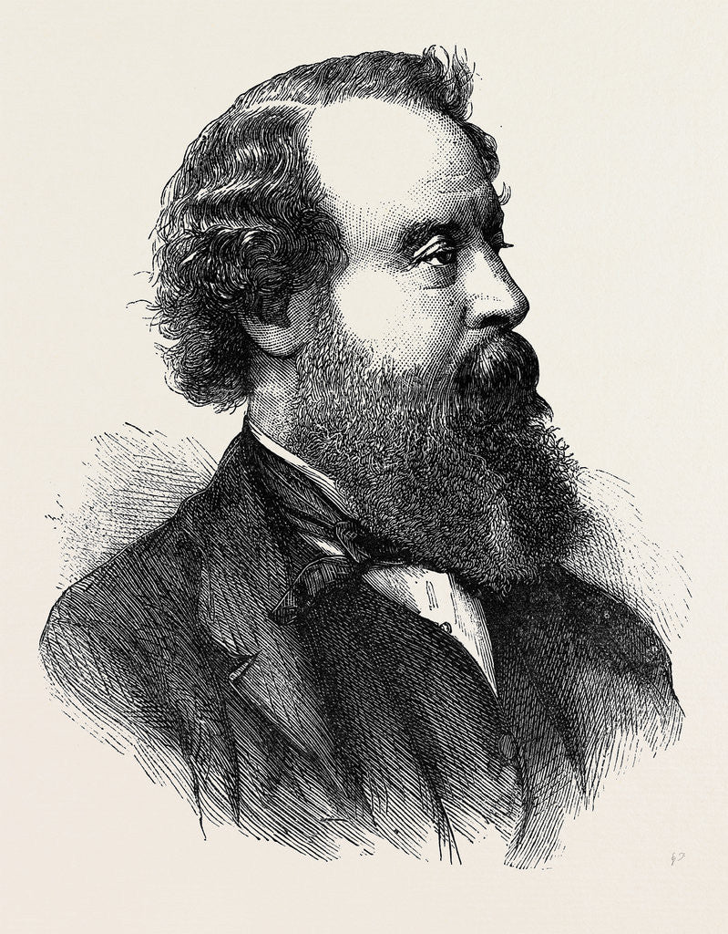 Detail of The Late Sir J. Simeon, M.P., 1870 by Anonymous