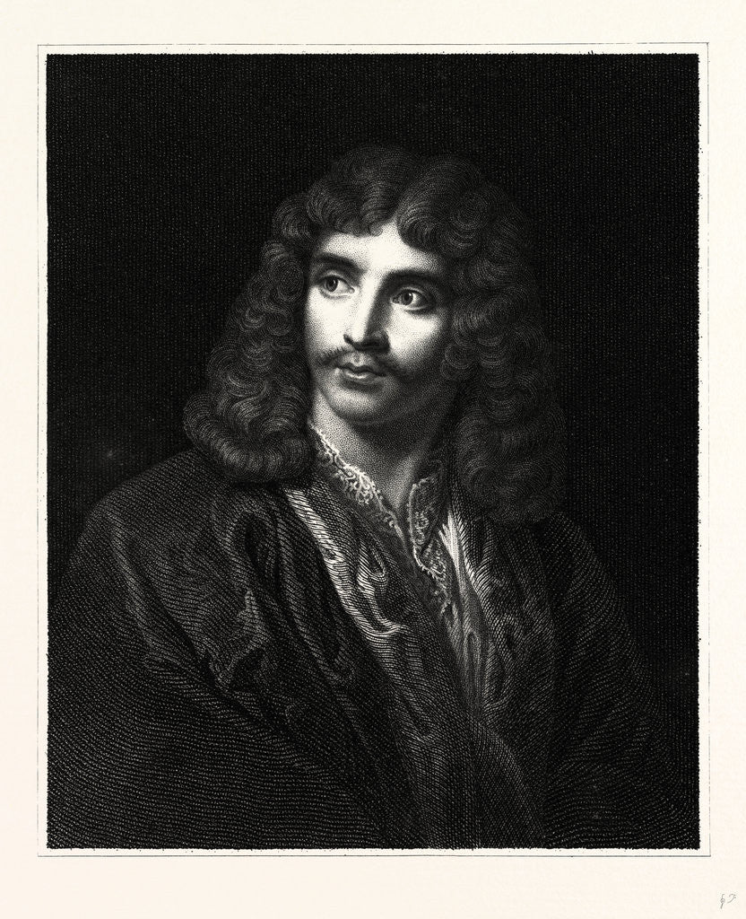 Detail of Moliere by Anonymous