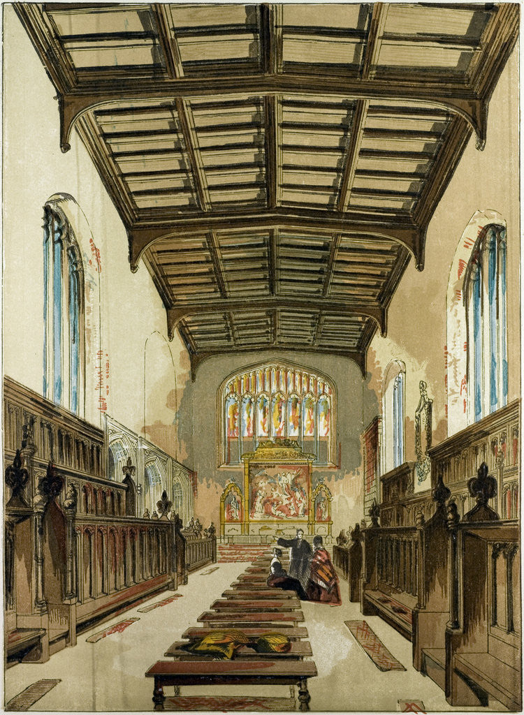 Detail of St. John's College Chapel Cambridge Cambridge University UK by Anonymous