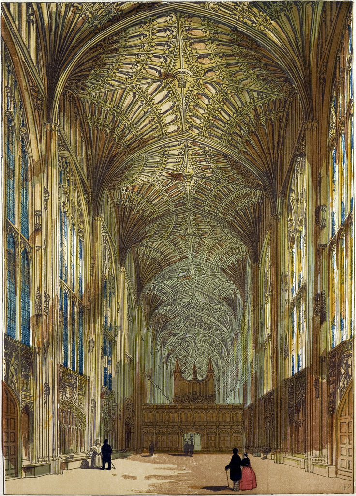 Detail of King's College Chapel Cambridge Cambridge University UK by Anonymous