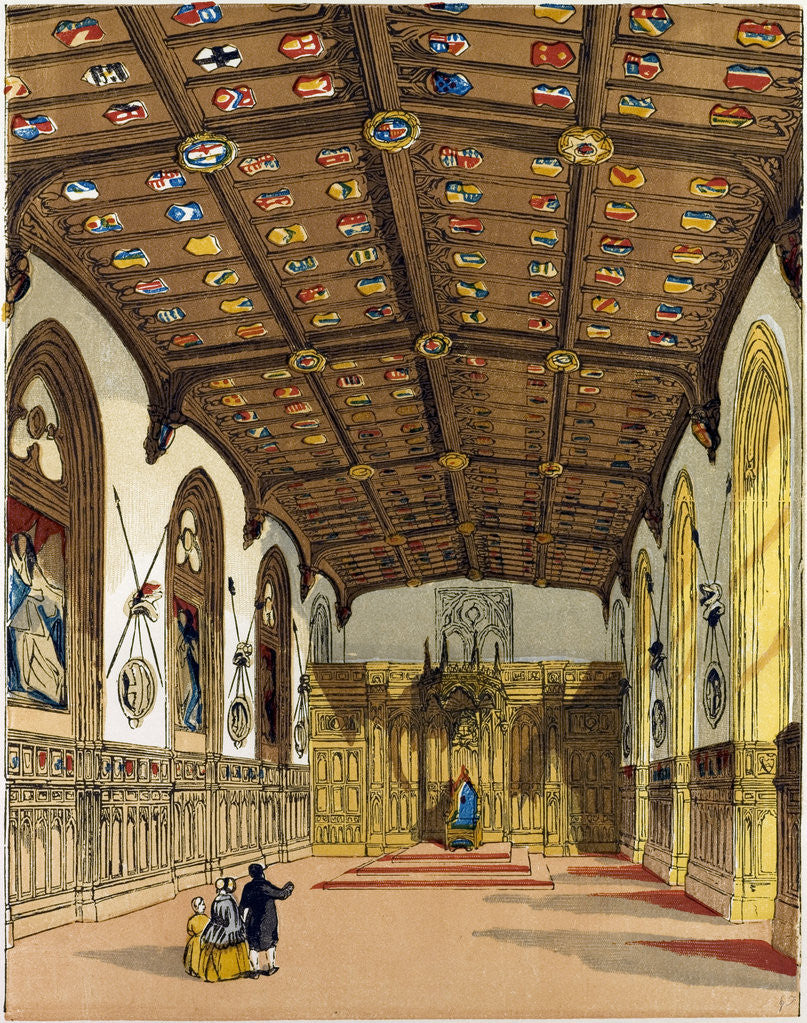 Detail of St. George's Hall Windsor UK by Anonymous