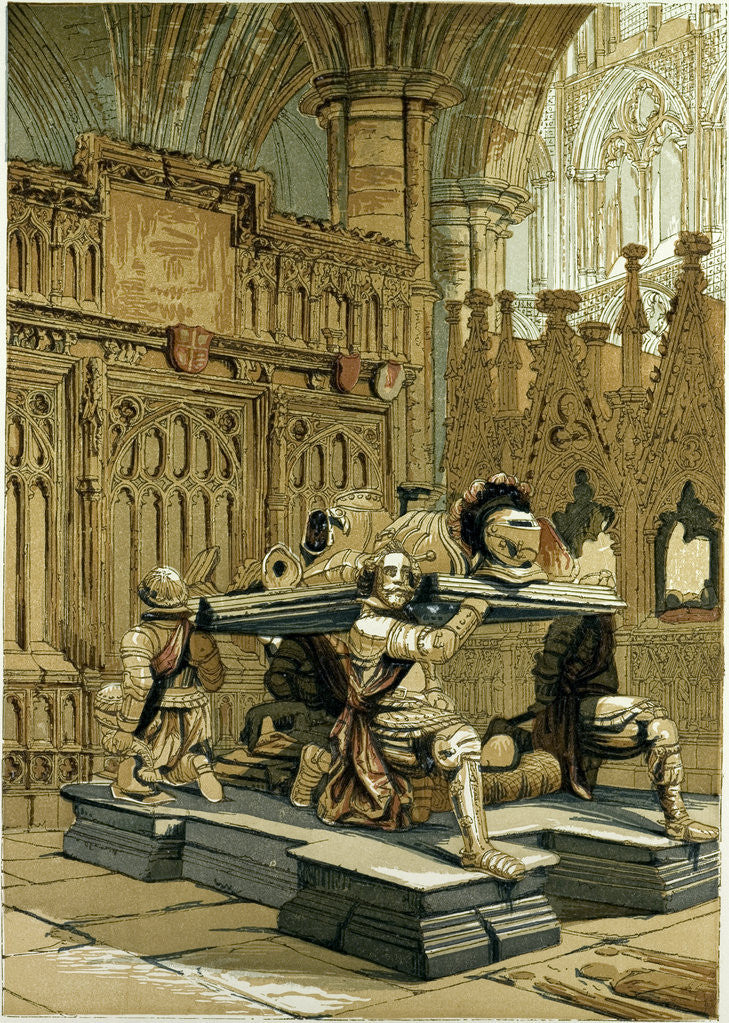 Detail of Tomb of Sir Francis Vere in Westminster Abbey UK by Anonymous