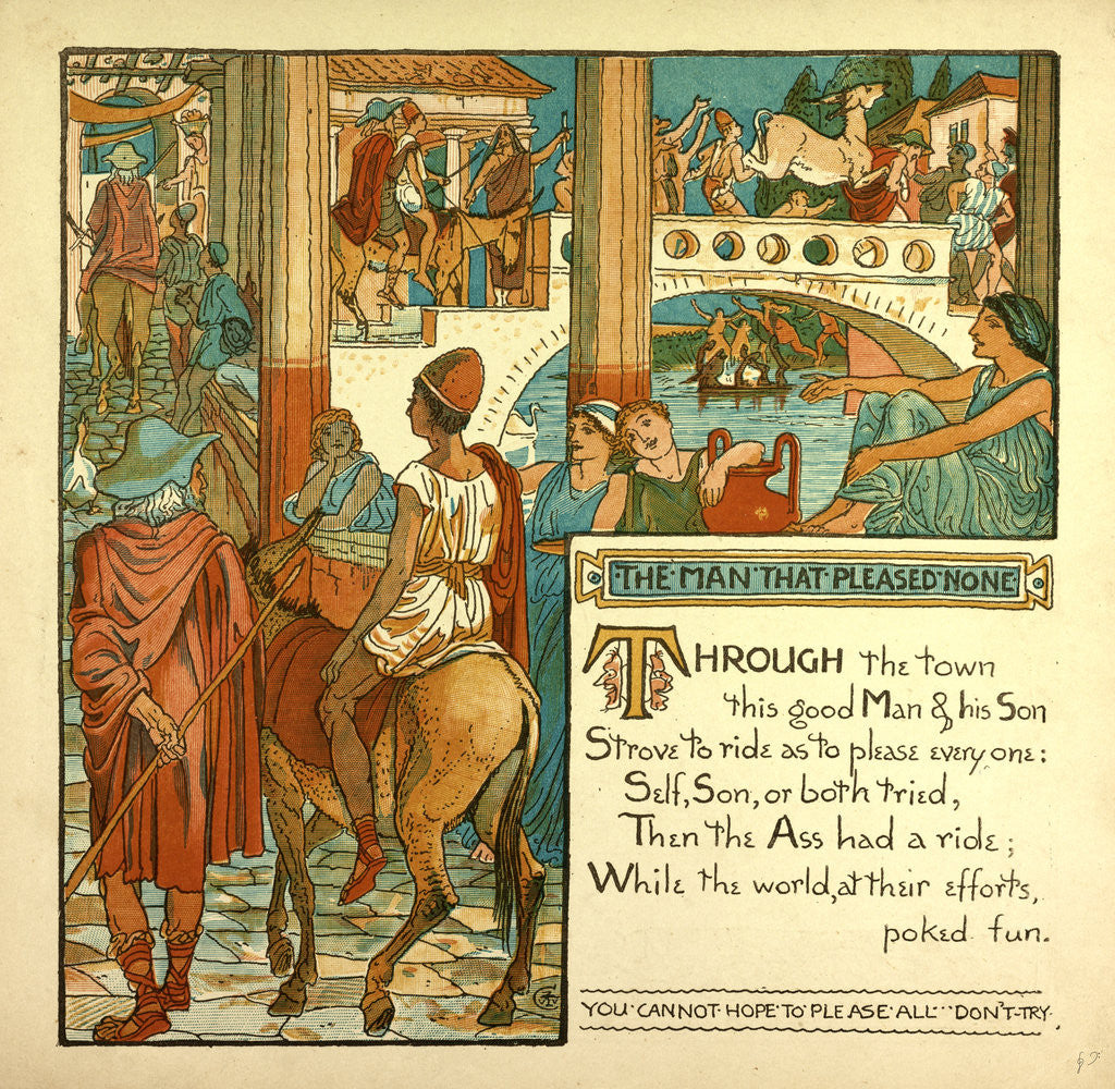 Detail of The Man that Pleased None by Anonymous