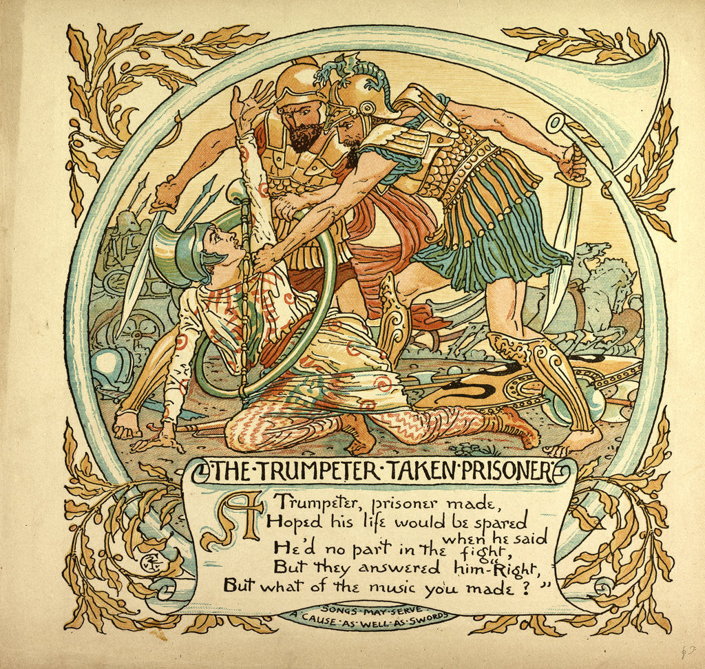 Detail of The Trumpeter Taken Prisoner by Anonymous