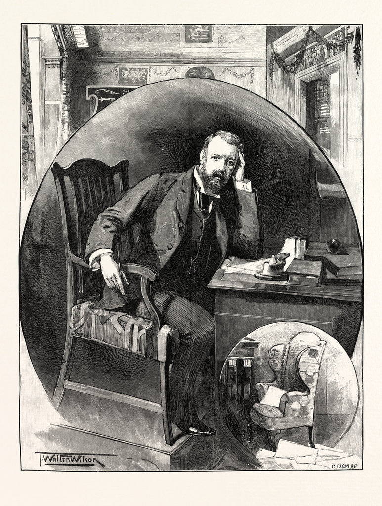 Detail of Mr. Henry Arthur Jones by Anonymous