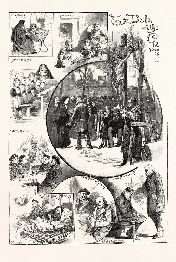 Detail of Nazareth House the Home of the Little Sisters of the Poor. by Anonymous