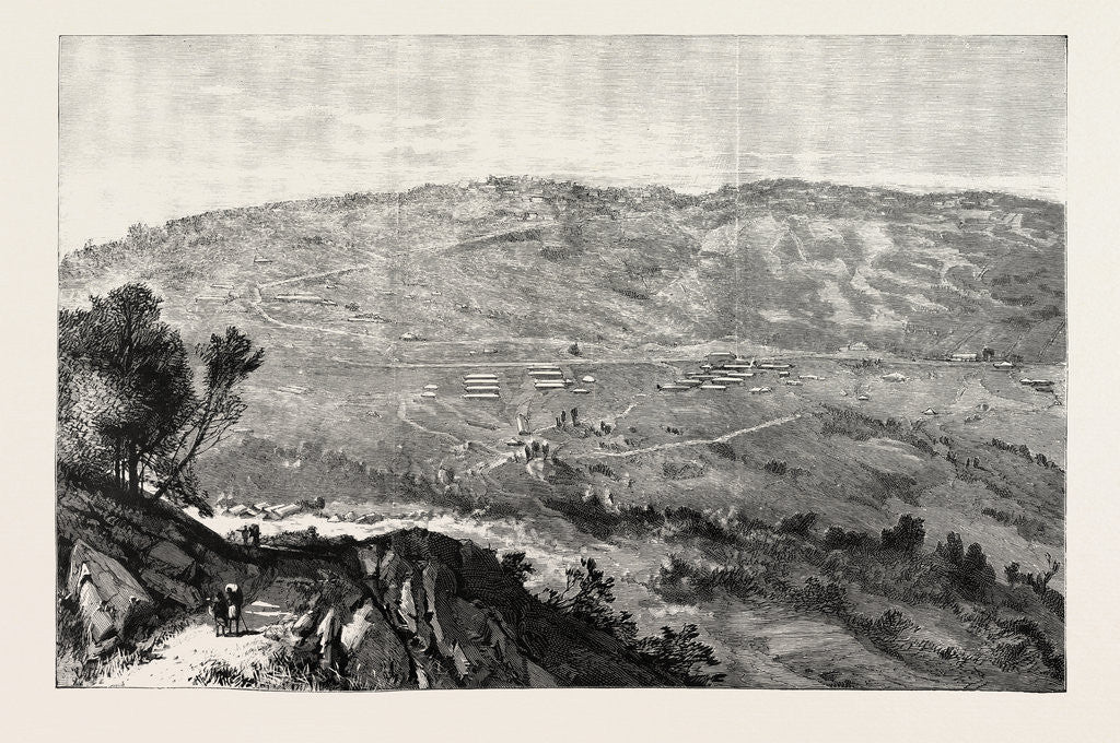 Detail of The Military Expedition to Manipur Eastern Frontier of India: Kohima the British Military Station in Assam on the Border of Manipur by Anonymous